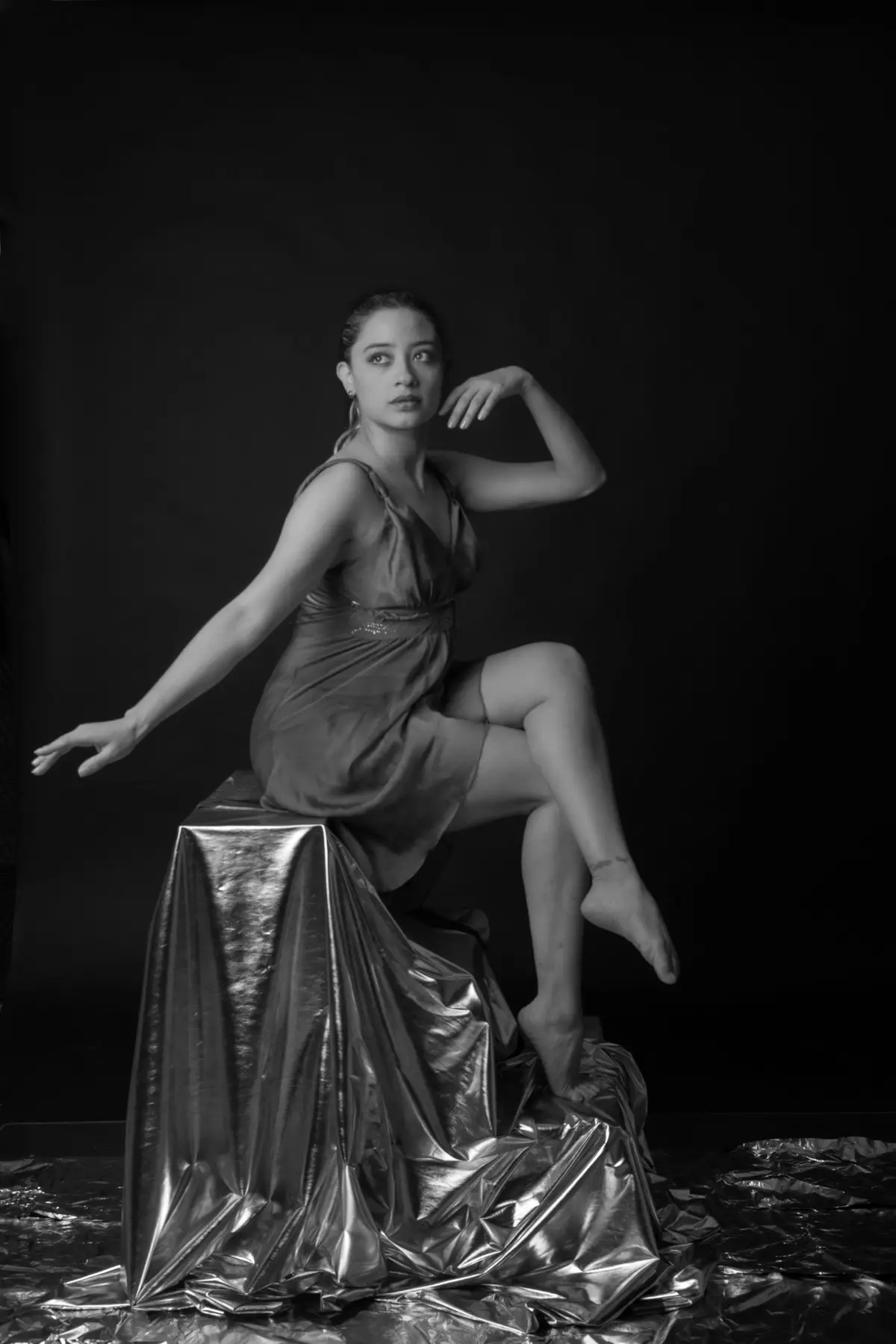 Retrato de la profesora y fundadora de Harmonia Baila en el estudio